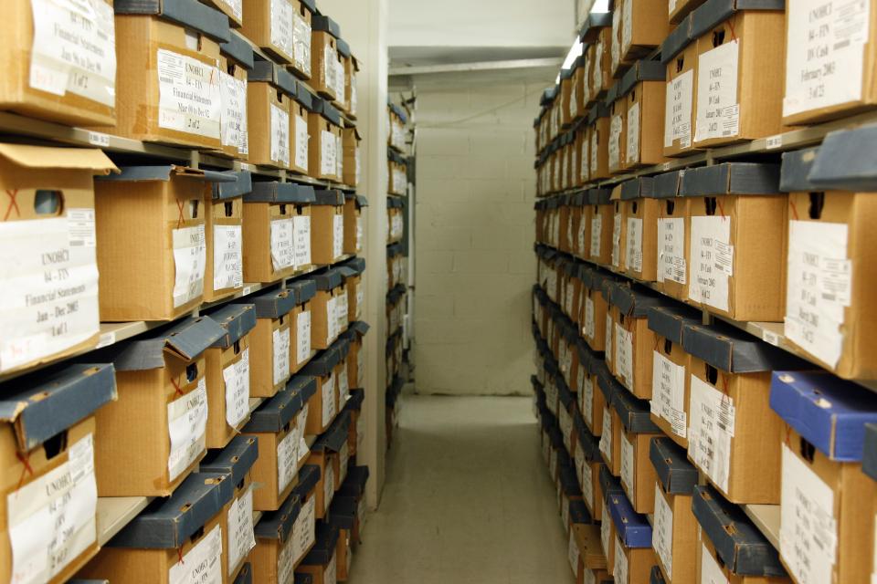 Comment sont rangés les archives ?